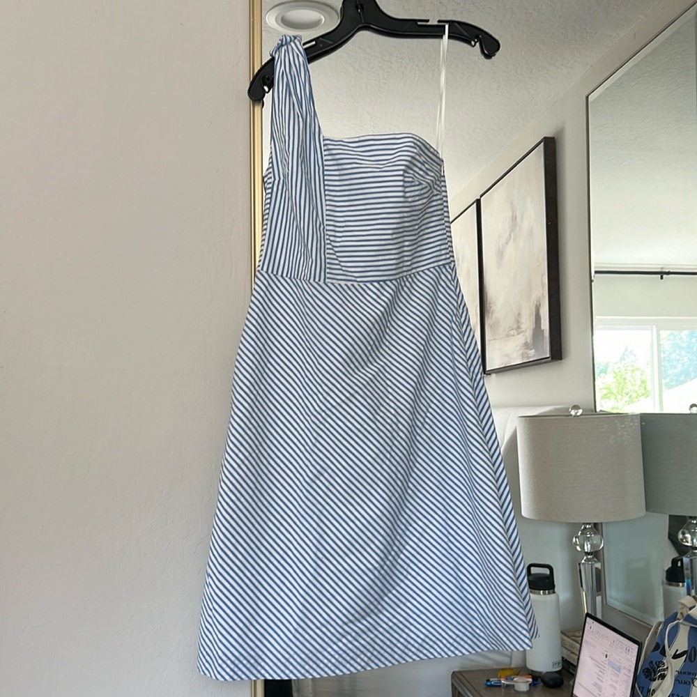 JCrew One shoulder summer dress from BR factory